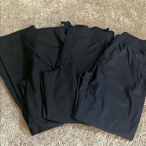 Men's Black Scrub Pants Bundle Medium Zavate x2, Cherokee.